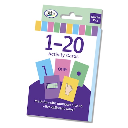Didax Activity Cards, Numbers 1-20 212123